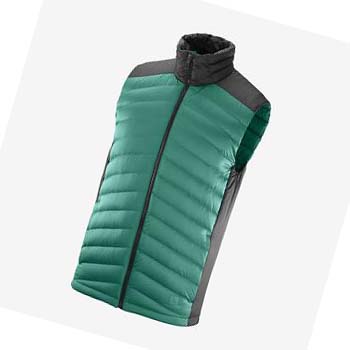 Salomon ESSENTIAL XWARM DOWN INSULATED Kabát Férfi Zöld | HU 2309DFM